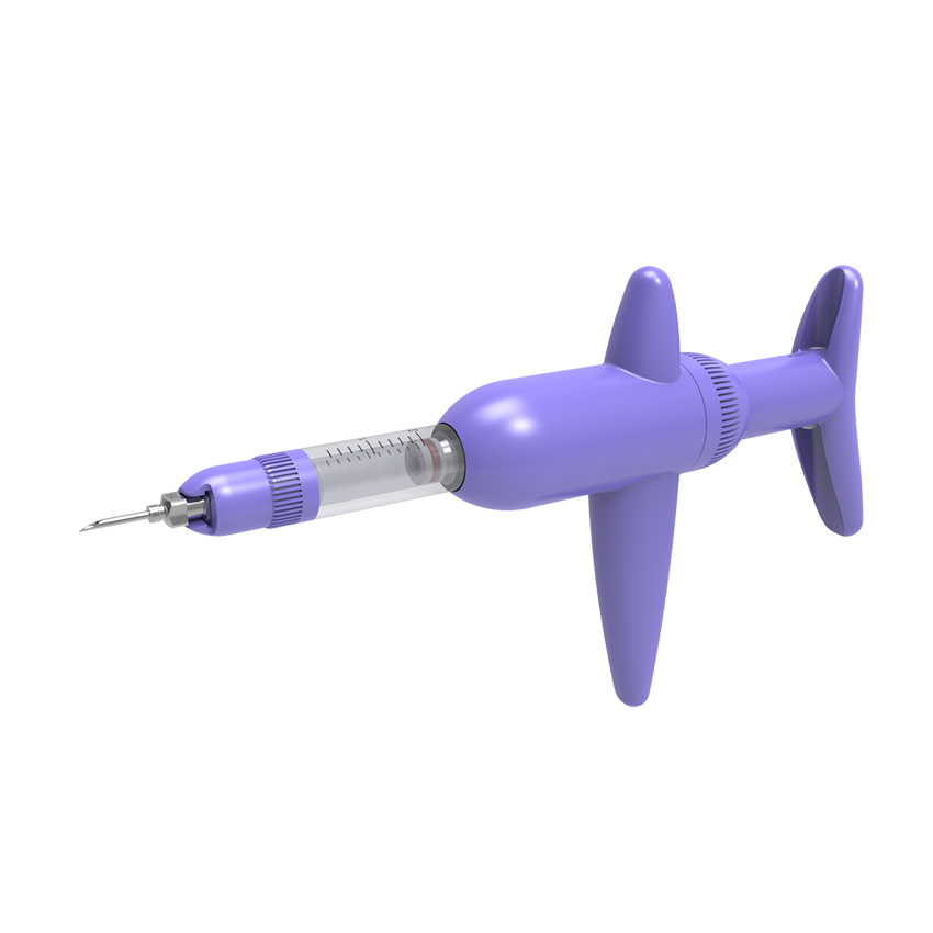 Simcro Compact 2ml Variable Dose Injector, Tube Fed C/W 20mm Vented Draw Off