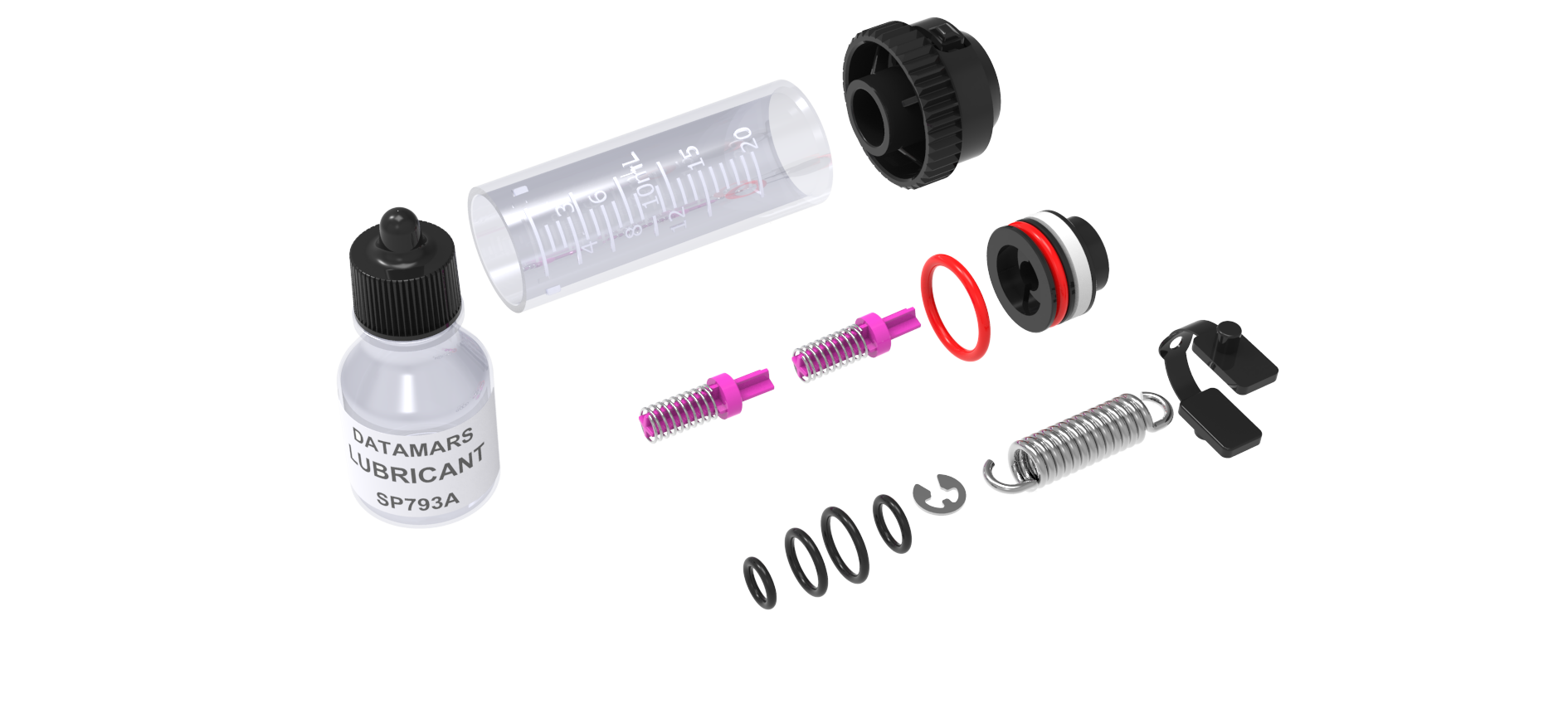 N J Phillips Major Service Kit for Black Metal 20ml Variable Dose Drencher