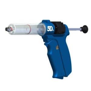 N J Phillips Blue 50ml Repeater Injector with Polysulfone Barrel